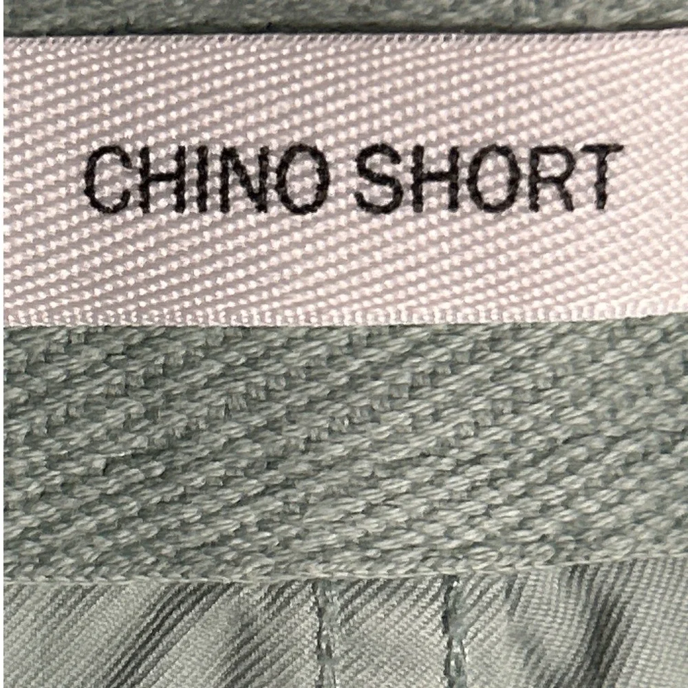 Billy Reid Chino Shorts 100% Pima Cotton Sage‎ Size 28 / 8